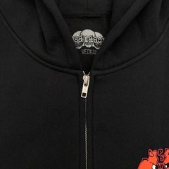 Official Osamason Psykotic Merch Tour 2025 2026 Black Hoodie Zip Up