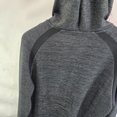Huckberry Proof Hoodie Mens Large Gray Knit Pullover Sweatshirt Rayon Tech