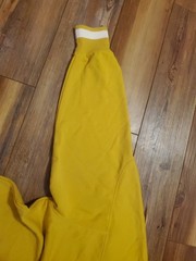 Champion Mens Size Medium BAGGY Varsity Crewneck Sweatshirt Yellow Y2K Sz M