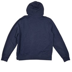 J.Crew Hoodie Mens XL Navy Blue Authentic Fleece Sweatshirt Full Zip Front