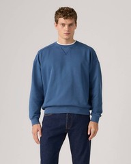 Levi’s Delaney Sweatshirt Men’s Blue French Terry Crew Neck Relaxed Fit JAX1862