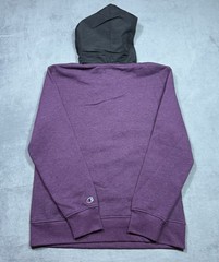 Champion Hoodie Mens M Plum Purple Softshell Hood Pullover Fleece Active NEW