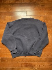 VTG Russell Athletic Sz Large Blue Purple Blank Sweatshirt Dri-Power Y2K Mexico