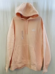 Nike Sportswear Club Fleece Pullover Hoodie Washed Coral BV2654-664 Mens XXL NWT