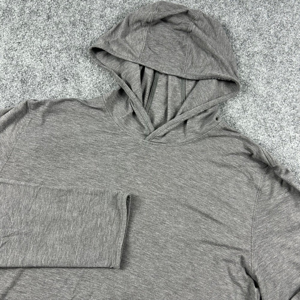 Wellen Seawool Hoodie Men XL Grey Long Sleeve Lightweight Sustainable Sun