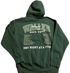 Morgan Wallen One Night At A Time World Tour Pullover Hoodie Green XL