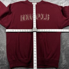 Vintage University Of Indianapolis Colts Sweatshirt Mens XL Maroon Football NFL
