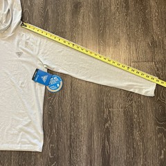 NEW Columbia PFG Unchartered Hoodie OmniShade OmniWick 40 UPF Gray Men Sz SMALL