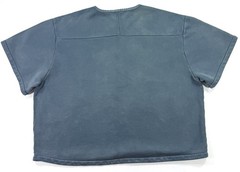 Yeezy Gap Fleece Yoke Tee Engineered By Balenciaga Mens Sz XS Boxy Sweatshirt