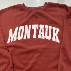Montauk Graphic Print Pullover Sweatshirt Crew Neck Women’s Med Spring/Summer