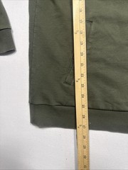 Oakley Green Color Block Hoodie Size L Full Zip Towel Like