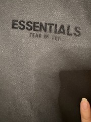 Essentials black stretch limo hoodie Size S BRAND NEW 100% authentic