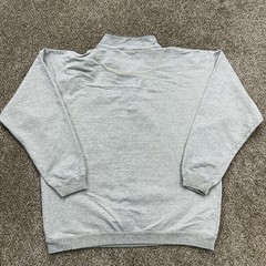 SGT Leisure Maui Embroidered Collared Sweatshirt Men’s Size XXL Gray USA Made