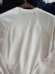 **Tom Ford Luxury Men’s Modal Sweatshirt – Beige White – Size 46 IT – New**
