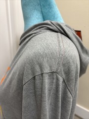 Kastlfel Hoodie Lightweight Sustainable Organic Cotton Gray California Small NWT