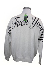 4G SELLER X Galt Sand Oregon GFYS Heather Crew Sweatshirt Go Fuc* Yourself NWT