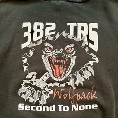 VTG black Hoodie 382 training squadron TRS Wolfpack Second to none Sz M