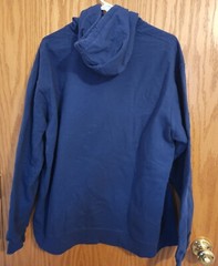 Lift The Weights Eat The Steaks Blue Long Sleeve Sweatshirt Size XL