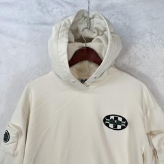 Peacebird Hoodie Mens S Cream Super China Pullover Cargo Logo Street Wear