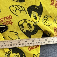 Southpole Astro Boy Hoodie Junior Size Small Yellow AOP Hooded Sweatshirt Boys