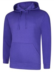 UNEEK UC509 Deluxe Hoodie | Unisex Soft Casual Pullover Sweatshirt | Plain
