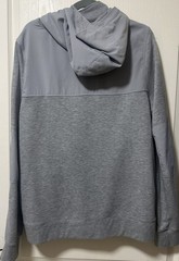 Under Armour Hoodie Mens Large Gray Fitted All Season Gear Zip Sports HEAVY