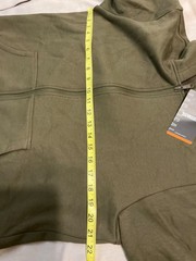 TACVASEN Men’s Sweat Jacket Full Zip Hoodies Spring Lightweight Warm Green L