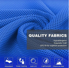 2pcs Cooling Hoodie Towel – UV Protection, Quick Drying, Perfect for Sports