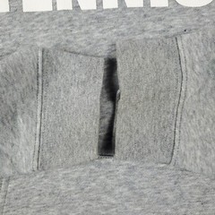 Nike Sweater Mens Medium Gray Swoosh Pullover Hoodie Sweatshirt *