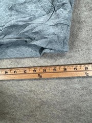 Nike Hoodie Mens Small Gray Fleece Lined Swoosh Logo Kangaroo Pockets Full Zip