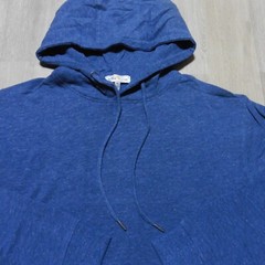 PETER MILLAR Mens M MEDIUM HOODIE LAVA WASH RAVINE BLUE PULLOVER SWEATSHIRT