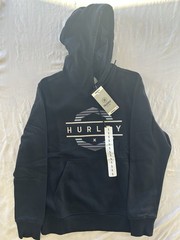 Hurley Men’s Hoodie Regular Fit Cotton/Polyester Fleece Black Size Small NWT