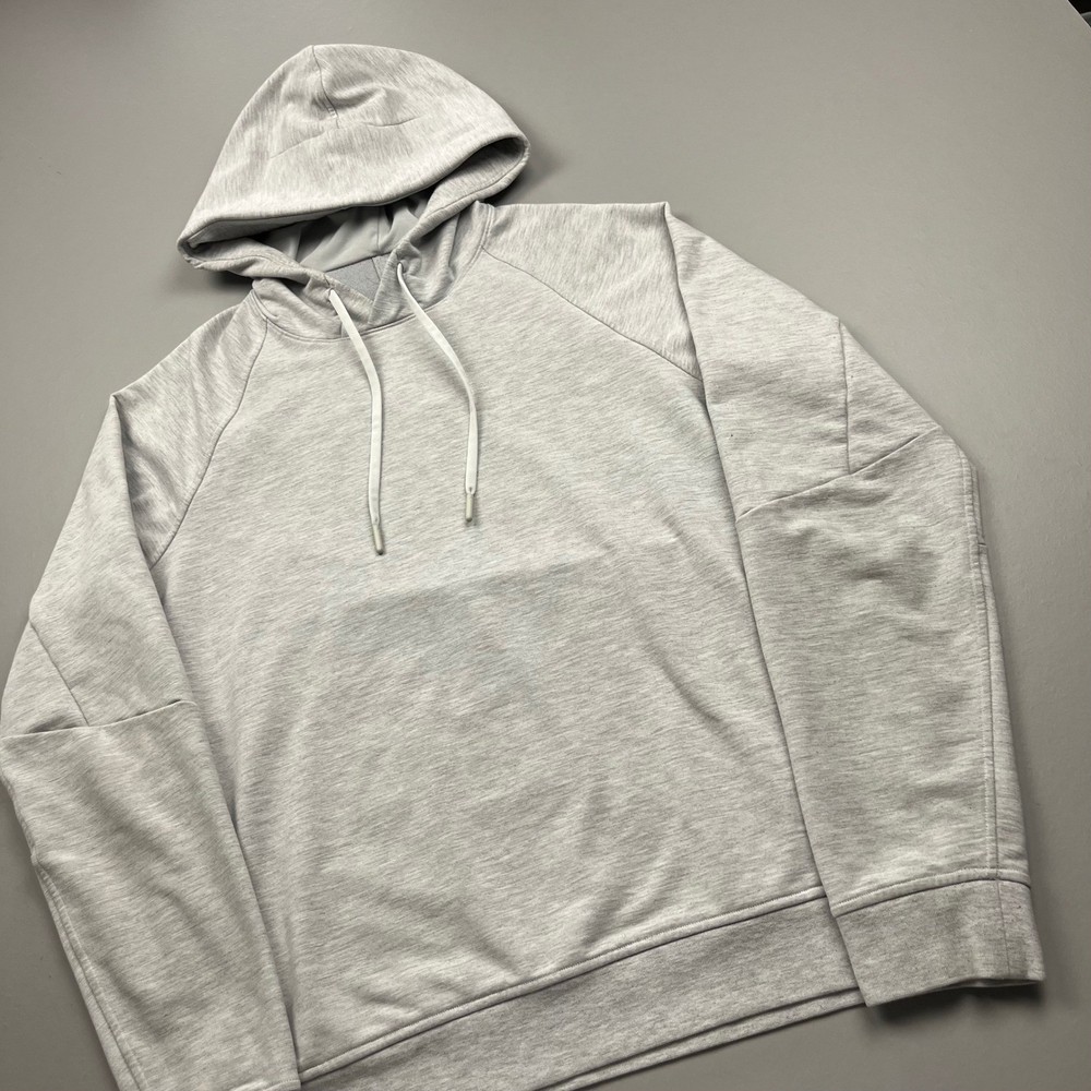 Lululemon Hoodie Mens Medium Grey City Sweat Pullover Raglan Sleeve Athleisure
