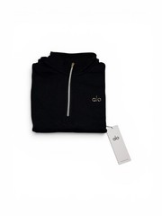 Alo Black Accolade 1/4 Zip Pullover XS-XXL BRAND NEW FREE SHIPPING