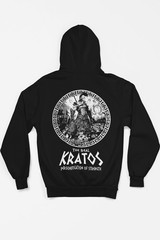 Iron Gods Kratos Hoodie Gym Hoodie Pump Cover Aesthetic Black Hoodie Gym Tee
