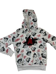 Cozy Fall Street Wear South Pole x Astro Boy Patch & Tile Men’s Graphic Hoodie M