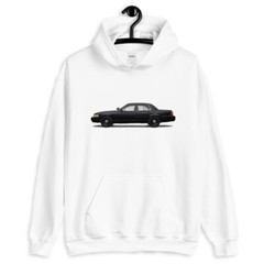 Unisex Heavy Blend Hoodie Crown Vic Police Interceptor Unmarked White