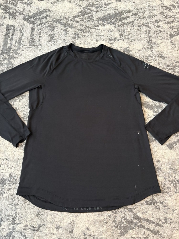 Lululemon License to Train LS Mens S Black Pullover Lambeau Field See Pics
