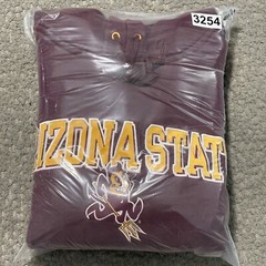 Arizona State Hoodie Teens L Red Sun Devil Logo Champion Pullover Sweatshirt
