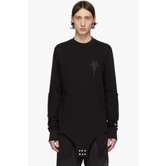 Rick Owens x Champion Embroidered Logo Black Bodysuit Sweatshirt Men’s Size XL