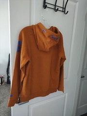 Supreme 1994 Hooded Sweatshirt With Kenya Flag Rust Color Size M