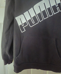 Juniors Black Puma Hoodie/ US Size S/ Juniors Apparel/Activewear/ PUMA
