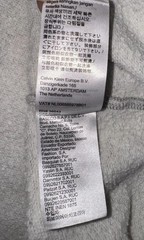 calvin klein pullover hoodie mens XL Gray Logo Designer Sports Comfort Warm