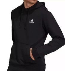Lot Of 3 Adidas men Essentials Fleece Hoodie Size Small Gray Black Sandstone New