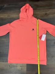 Redvanly Larkin Hoodie Mens XL Coral Stretch Long Sleeve Performance NWT