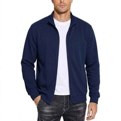 Men Zipper Sweatshirts Autumn Gym Hoodie Coats Long Sleeve Shirt Tee Top Jackets