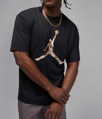 *NEW* Men NIKE Jordan Brooklyn Realtree Jumpman T-Shirt BLACK (HQ9016 010)👍