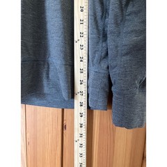 Prana Mens Striped Hooded Pullover Long Sleeve Shirt Olive Green Medium M
