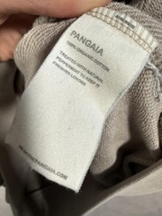 PANGAIA Hoodie Mens XXS Gray Pullover Organic Cotton Minimalist Small Logo Eco