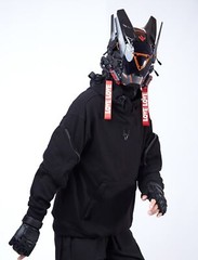 Niepce Unisex X-2 Pullover Black Techwear Hoodie Urban Streetwear Sweatshirt